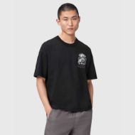 Снимка на ALLSAINTS МЪЖКА БЛУЗА HULA SHORT SLEEVE CREW WASHED BLACK 1