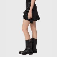 Picture of ALLSAINTS WOMEN'S LUANA LEA SKIRT BLACK 4
