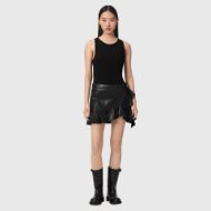 Picture of ALLSAINTS WOMEN'S LUANA LEA SKIRT BLACK 3