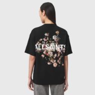 Picture of ALLSAINTS WOMEN'S VALEN ETTA TEE BLACK 2