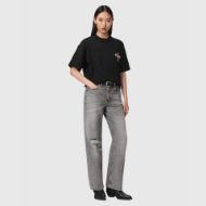 Picture of ALLSAINTS WOMEN'S VALEN ETTA TEE BLACK 3