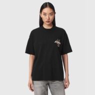 Picture of ALLSAINTS WOMEN'S VALEN ETTA TEE BLACK 1