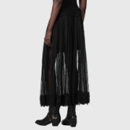 Picture of ALLSAINTS WOMEN'S TRIXIE LACE SKIRT JET BLACK 2