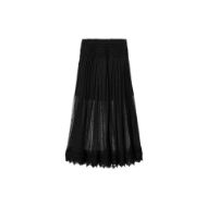 Picture of ALLSAINTS WOMEN'S TRIXIE LACE SKIRT JET BLACK 7