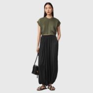 Picture of ALLSAINTS WOMEN'S MIRA SATIN TEE WILD GREEN 5