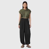 Picture of ALLSAINTS WOMEN'S MIRA SATIN TEE WILD GREEN 3