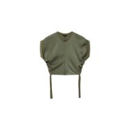 Picture of ALLSAINTS WOMEN'S MIRA SATIN TEE WILD GREEN 6