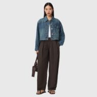Снимка на ALLSAINTS ДАМСКО ЯКЕ BLINK CROPPED JACKET TINTED INDIGO 5