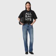 Снимка на ALLSAINTS ДАМСКИ ТОП NEON ETTA TEE BLACK 5