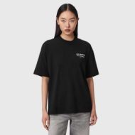 Picture of ALLSAINTS WOMEN'S ELIANA ETTA TEE BLACK 1