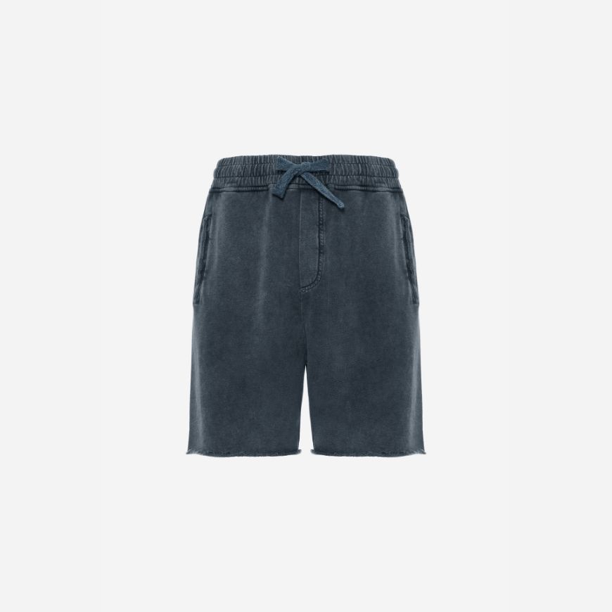 Снимка на DIRTY LAUNDRY МЪЖКИ БЕРМУДИ RAW EDGES SWEATBERMUDA VINTAGE BLUE