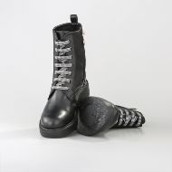 Снимка на LOVE MOSCHINO ДАМСКИ БОТИ BIKER NEW CITY LOVE BLACK 4