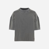 Снимка на DIRTY LAUNDRY ДАМСКИ ТОП OVERSIZED MOCK T-SHIRT VINTAGE GREY 1