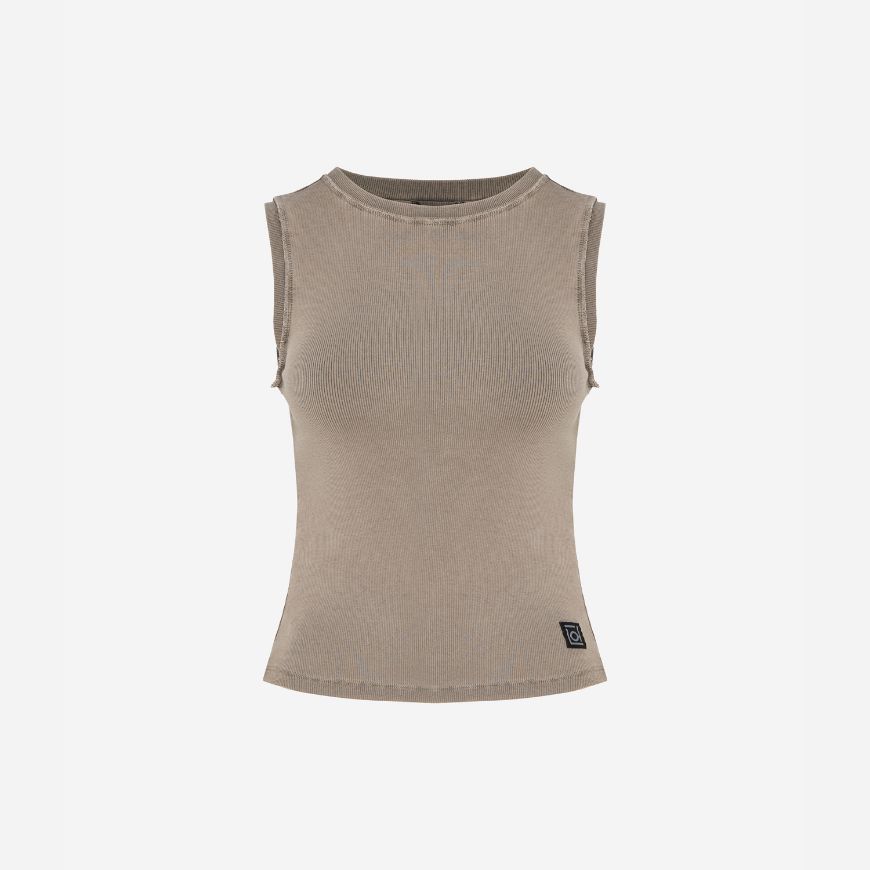 Снимка на DIRTY LAUNDRY ДАМСКИ ТОП CURVED HEM RIB TANK TOP VINTAGE ROCK