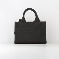 Picture of LOVE MOSCHINO WOMEN'S SHOPPING BAG SIGNATURE LOVE PRINT BLACK 3