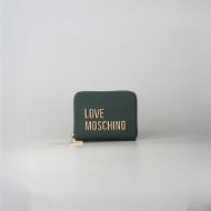 Picture of LOVE MOSCHINO WOMEN'S MEDIUM ZIP AROUND WALLET BOLD LOVE GREEN 1