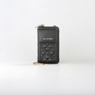 Picture of LOVE MOSCHINO WOMEN'S PHONE QUILTED BAG BLACK 1