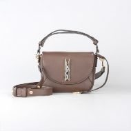 Picture of LOVE MOSCHINO WOMEN'S HANDBAG PINNED LOVE BROWN 1