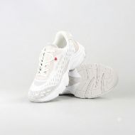 Снимка на LOVE MOSCHINO ДАМСКИ СПОРТНИ ОБУВКИ STARDUST MESH WHITE 4