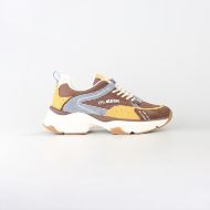 Снимка на LOVE MOSCHINO ДАМСКИ СПОРТНИ ОБУВКИ STARDUST SUEDE MESH BROWN 1
