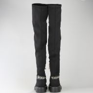 Снимка на LOVE MOSCHINO ДАМСКИ ВИСОКИ БОТУШИ NEW CITY LOVE BLACK 5
