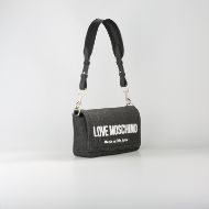Picture of LOVE MOSCHINO WOMEN'S SHOULDER BAG SIGNATURE LOVE DENIM BLACK 2
