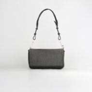 Picture of LOVE MOSCHINO WOMEN'S SHOULDER BAG SIGNATURE LOVE DENIM BLACK 3