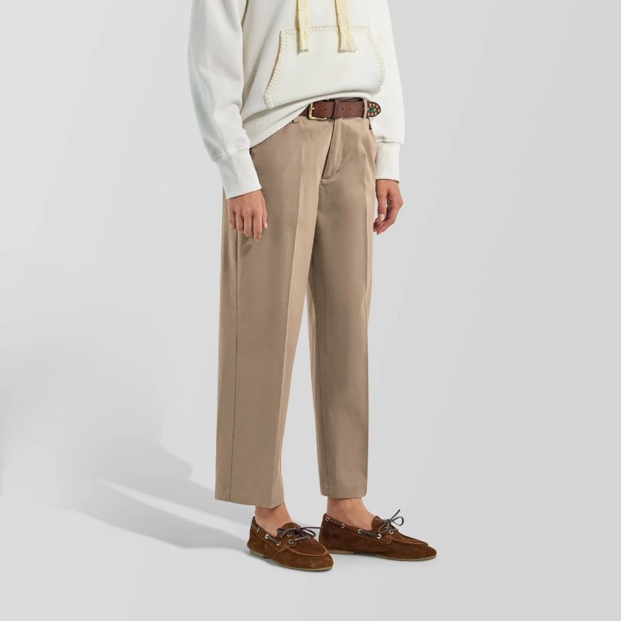 Picture of GAS WOMEN'S ZAIRA PANT 4876 BEIGE GREIGE