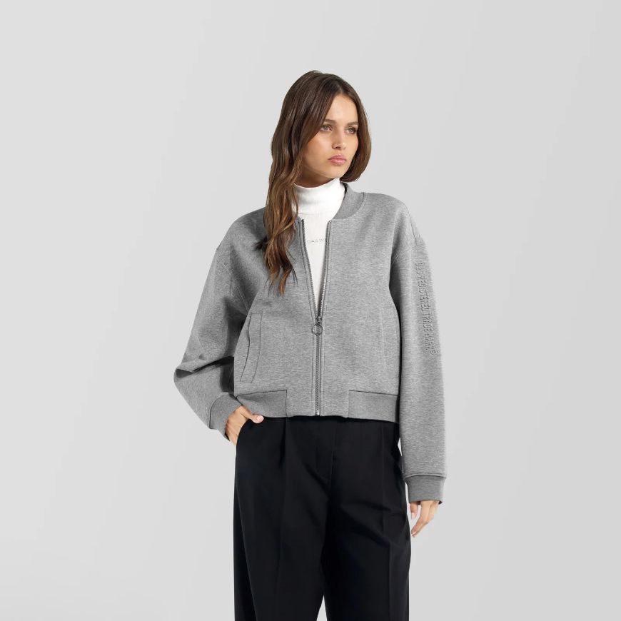 Снимка на GAS ДАМСКИ СУИТШЪРТ MELANIE BOMBER F.ZIP 2923 SOFT GREY MEL.