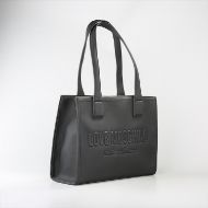 Picture of LOVE MOSCHINO WOMEN'S SHOPPING BAG SIGNATURE LOVE BLACK 2