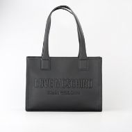 Picture of LOVE MOSCHINO WOMEN'S SHOPPING BAG SIGNATURE LOVE BLACK 1