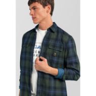 Picture of GAS MEN'S NOLL WK SHIRT CK09 BLUE/GREEN 3