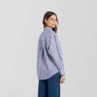 Picture of GAS WOMEN'S KENDRA SHIRT ST07 WHITE/BLUE 2