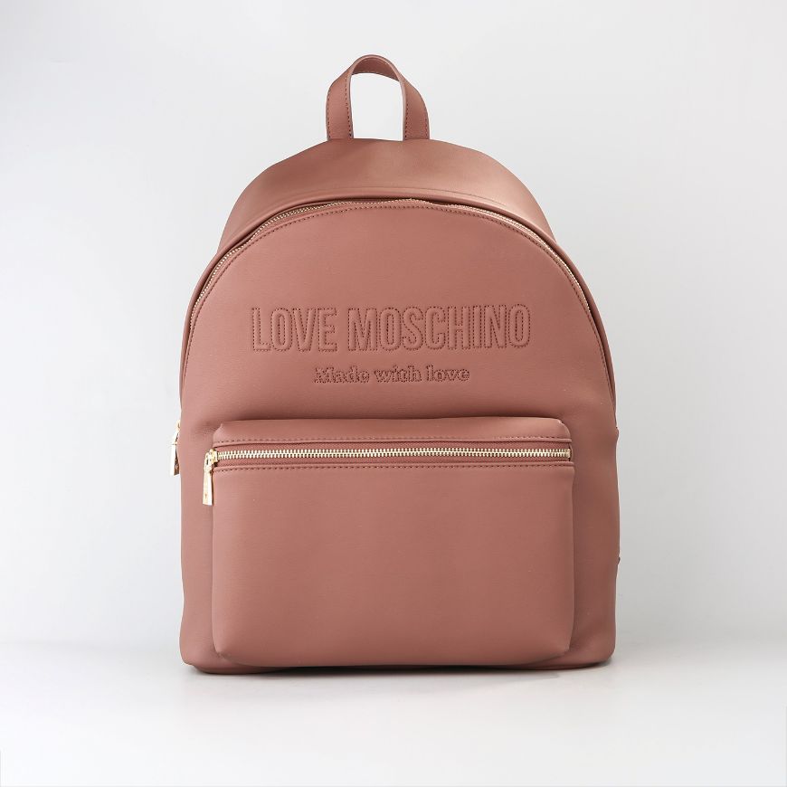 Picture of LOVE MOSCHINO WOMEN'S BACKPACK SIGNATURE LOVE TAN