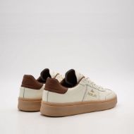 Picture of REPLAY MEN'S PLAYME ACTION LEATHER SNEAKERS WHITE/TAN 3