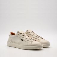 Picture of REPLAY MEN'S BRICE URBAN LEATHER SNEAKERS OFF WHITE 2