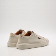 Picture of REPLAY MEN'S BRICE URBAN LEATHER SNEAKERS OFF WHITE 3