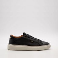 Picture of REPLAY MEN'S BRICE URBAN LEATHER SNEAKERS BLACK 1