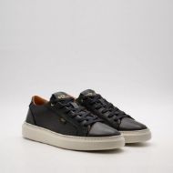 Picture of REPLAY MEN'S BRICE URBAN LEATHER SNEAKERS BLACK 2