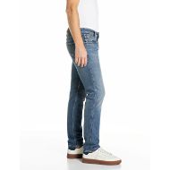 Снимка на REPLAY МЪЖКИ ДЕНИМ ANBASS SLIM-FIT RED CAST COMFORT DENIM JEANS MEDIUM BLUE 4