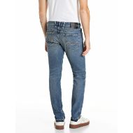 Снимка на REPLAY МЪЖКИ ДЕНИМ ANBASS SLIM-FIT RED CAST COMFORT DENIM JEANS MEDIUM BLUE 3