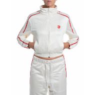 Снимка на REPLAY ДАМСКИ СУИТШЪРТ CROPPED POLY/COTTON SHINY ZIPPED SWEATSHIRT EGGNOG 1