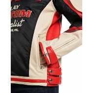 Снимка на REPLAY ДАМСКО ЯКЕ MIXED LAMBSKIN LEATHER & NYLON BIKER JACKET EGGNOG 6