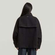 Picture of G-STAR WOMEN'S 4 POCKET CAPE JACKET DK BLACK 2
