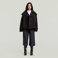 Picture of G-STAR WOMEN'S 4 POCKET CAPE JACKET DK BLACK 3