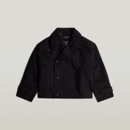 Picture of G-STAR WOMEN'S 4 POCKET CAPE JACKET DK BLACK 6