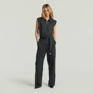 Picture of G-STAR WOMEN'S SOFT SCULPT BELTED JUMPSUIT DK LEGION BLUE 3