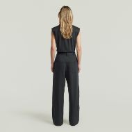 Picture of G-STAR WOMEN'S SOFT SCULPT BELTED JUMPSUIT DK LEGION BLUE 2