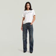 Picture of G-STAR WOMEN'S REGULAR TEXT T-SHIRT MILK 4