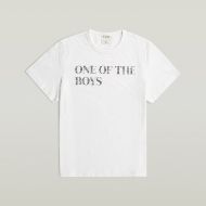 Picture of G-STAR WOMEN'S REGULAR TEXT T-SHIRT MILK 6
